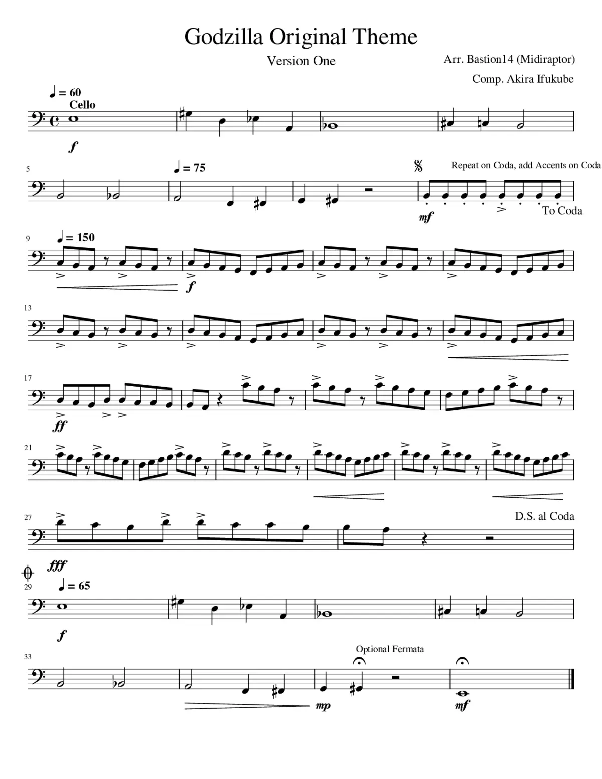 godzilla theme - Page 1