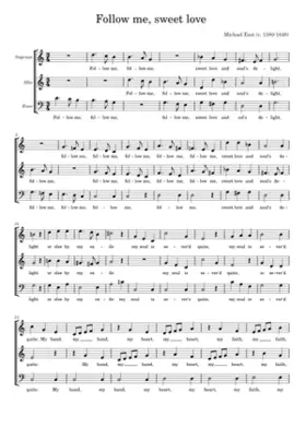 Follow me sweet love