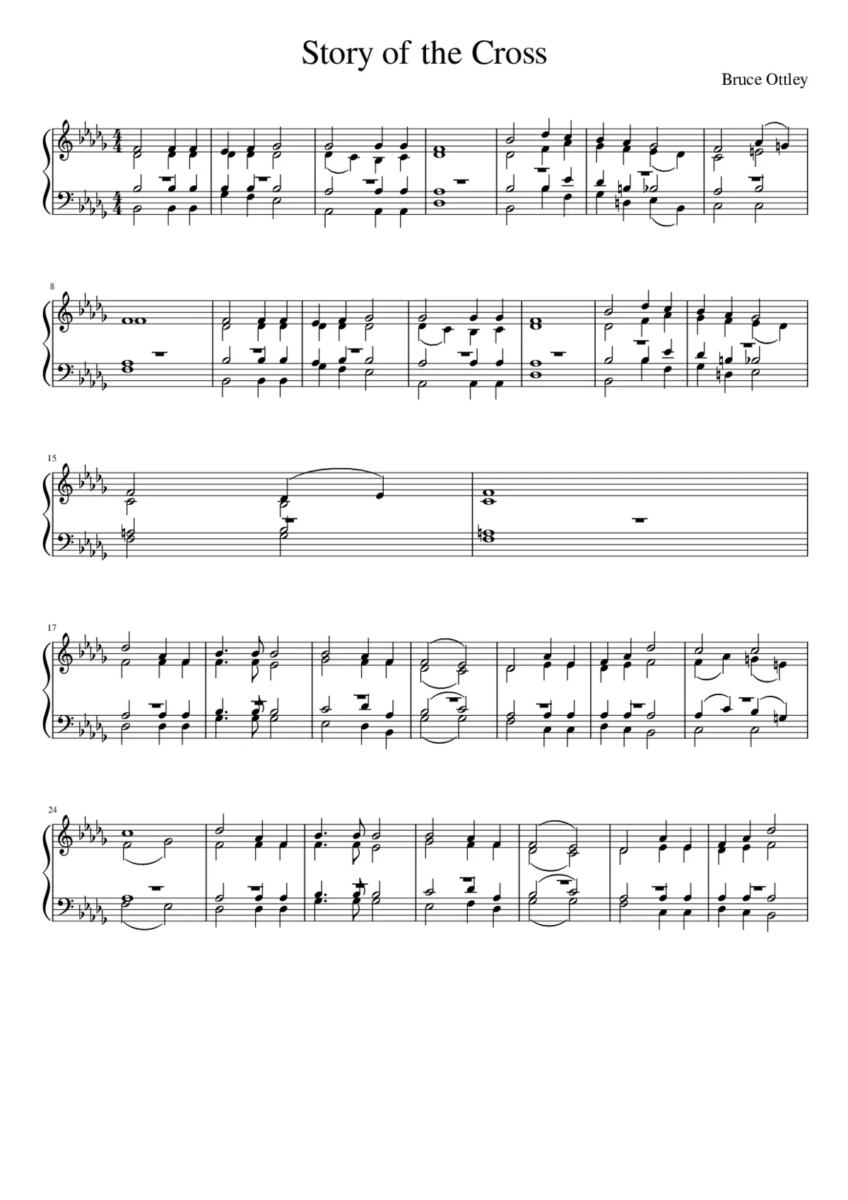 STORY OF THE CROSS (Ottley) - Page 1