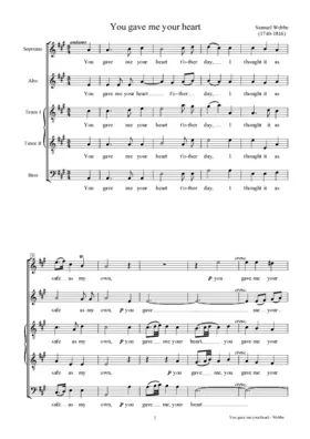 You gave me your heart