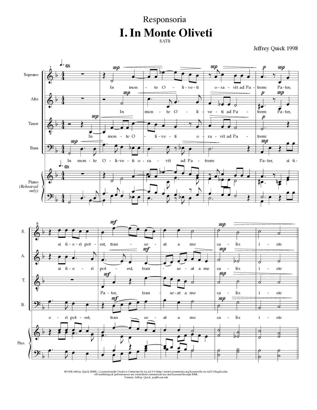 In Monte Oliveti - Page 1