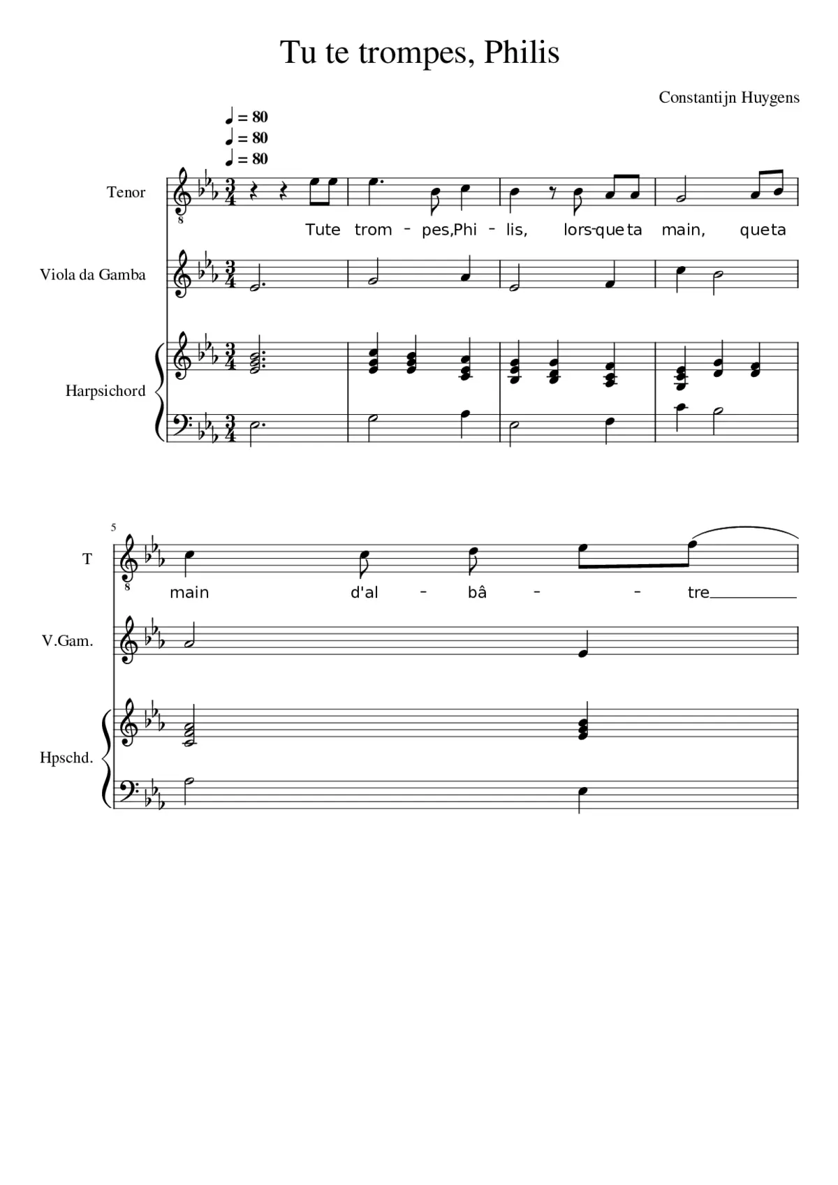 Tu te trompes Philis - Page 1