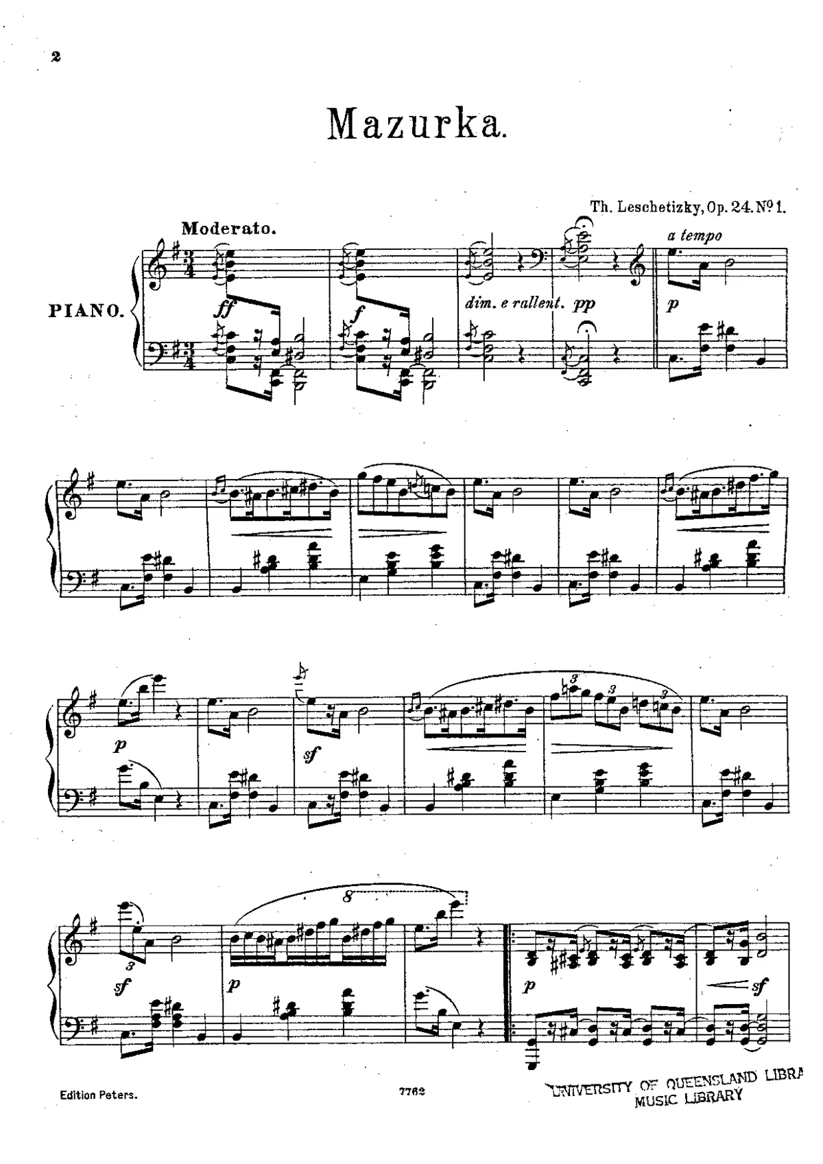 2 Mazurkas - Page 1
