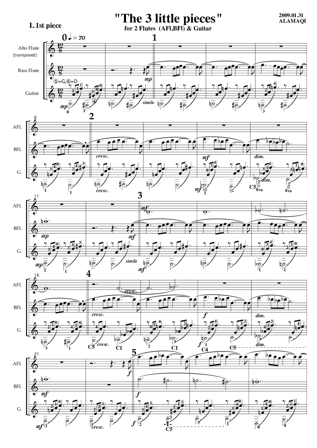 The 3 little pieces - Page 1