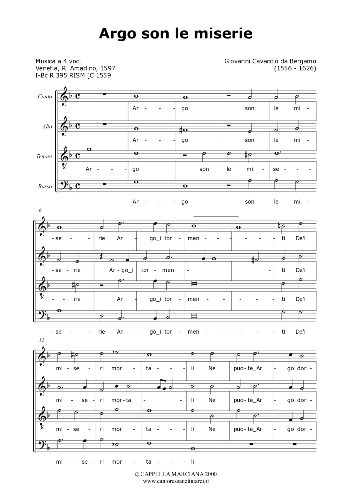 Argo son le miserie - Page 1