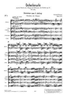 Der Bürger als Edelmann Suite