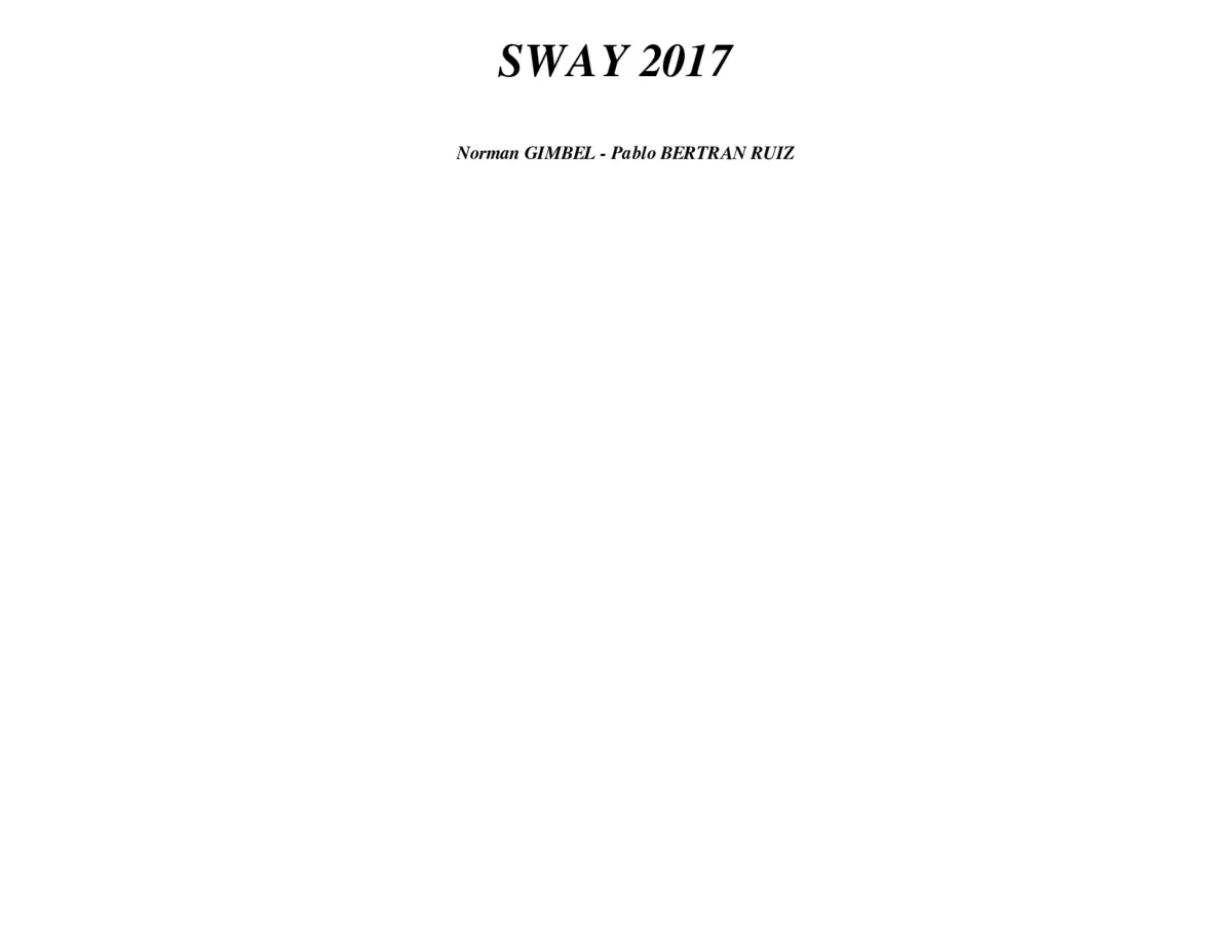 sway - Page 1