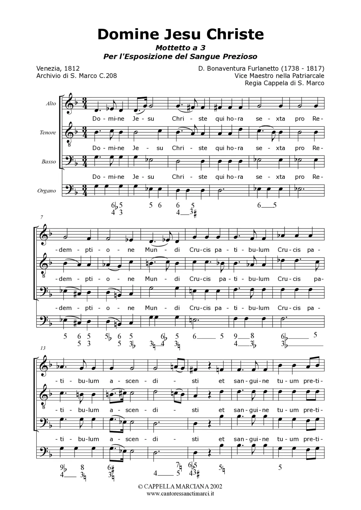 Domine Iesu Christe - Page 1
