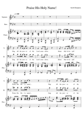 Praise His Holy Name!