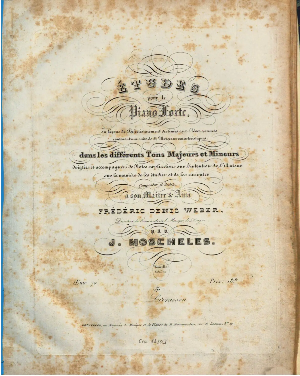 24 Etudes ou Lecons de Perfectionnement destinees aux Eleves avances - Page 1