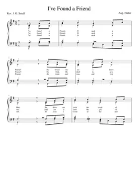 I've found a Friend O such a Friend (Halter)