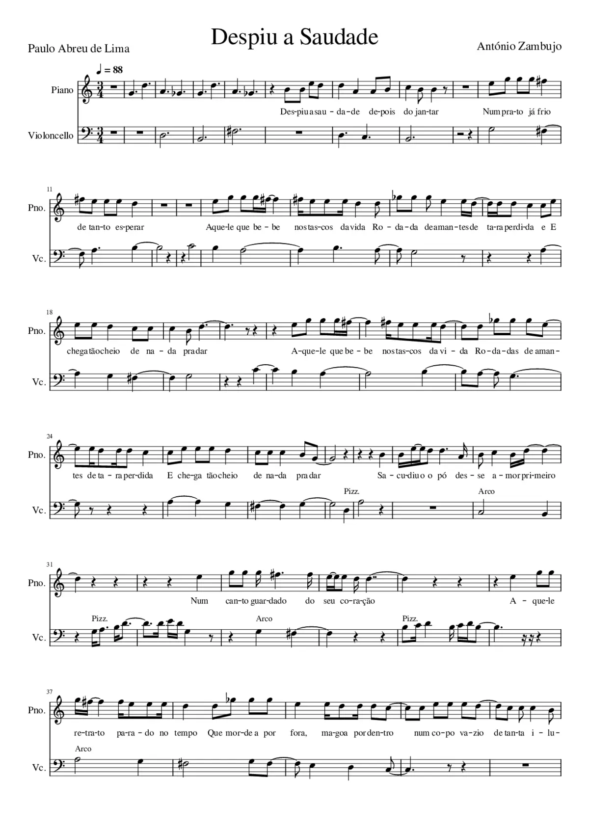 Despiu a Saudade - Page 1