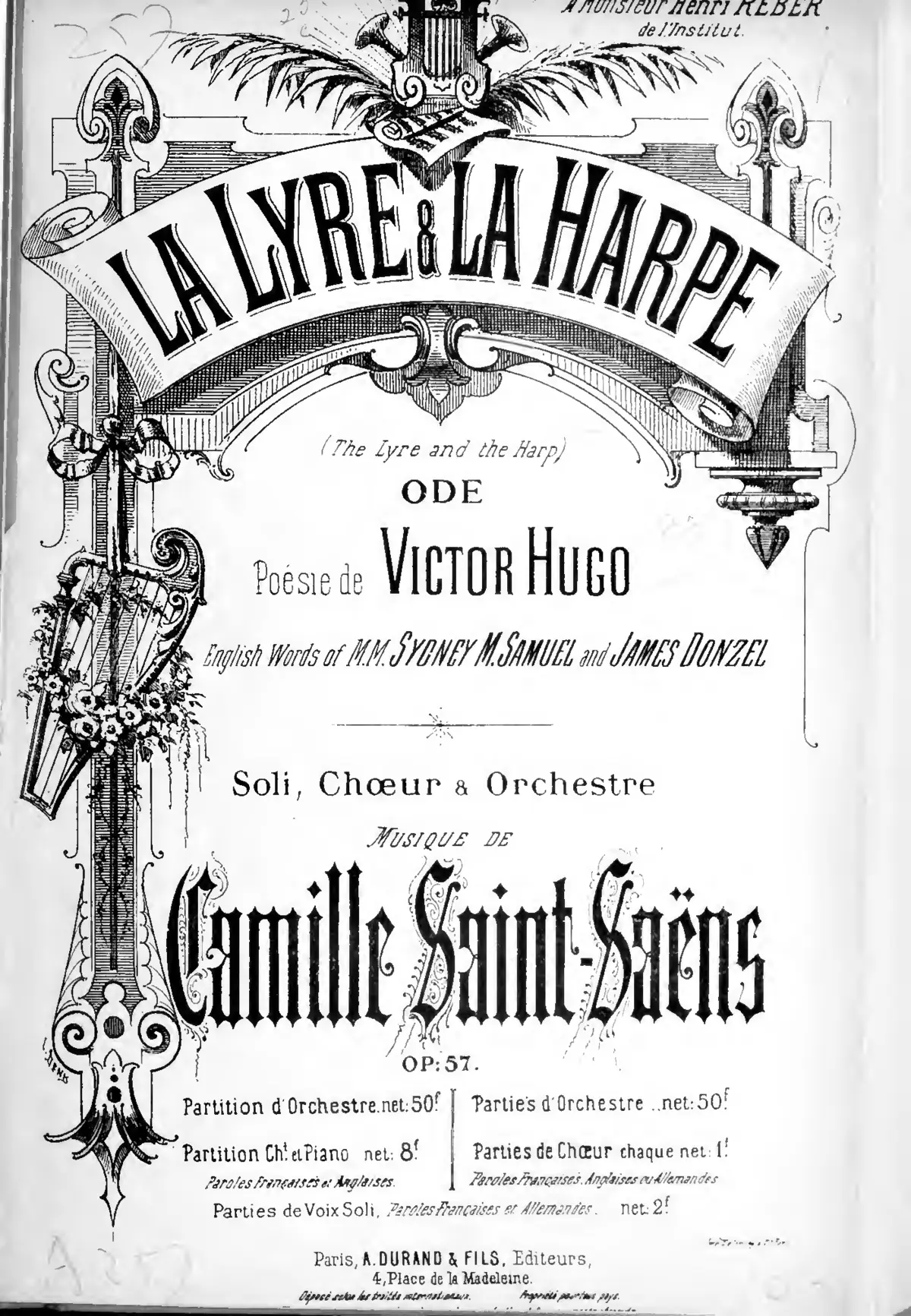 La lyre et la harpe - Page 1