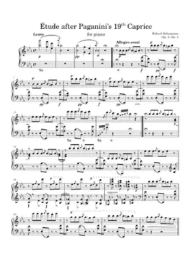 Etudes after Paganini Caprices Op.3