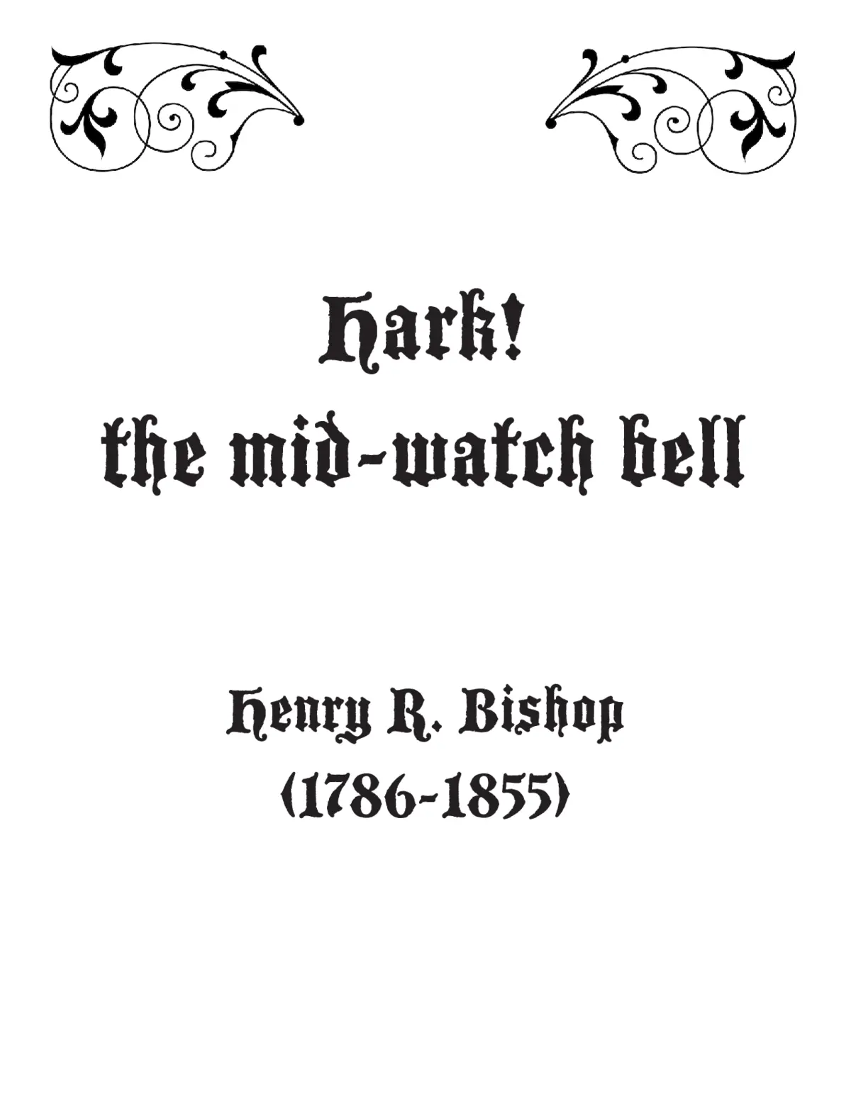 Hark! the mid-watch bells - Page 1