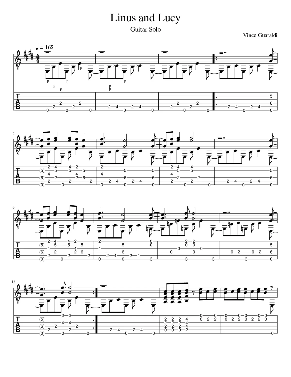 linus and lucy - Page 1