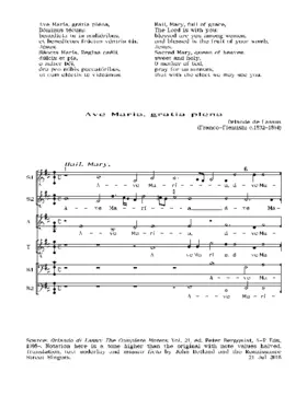 Ave Maria, gratia plena