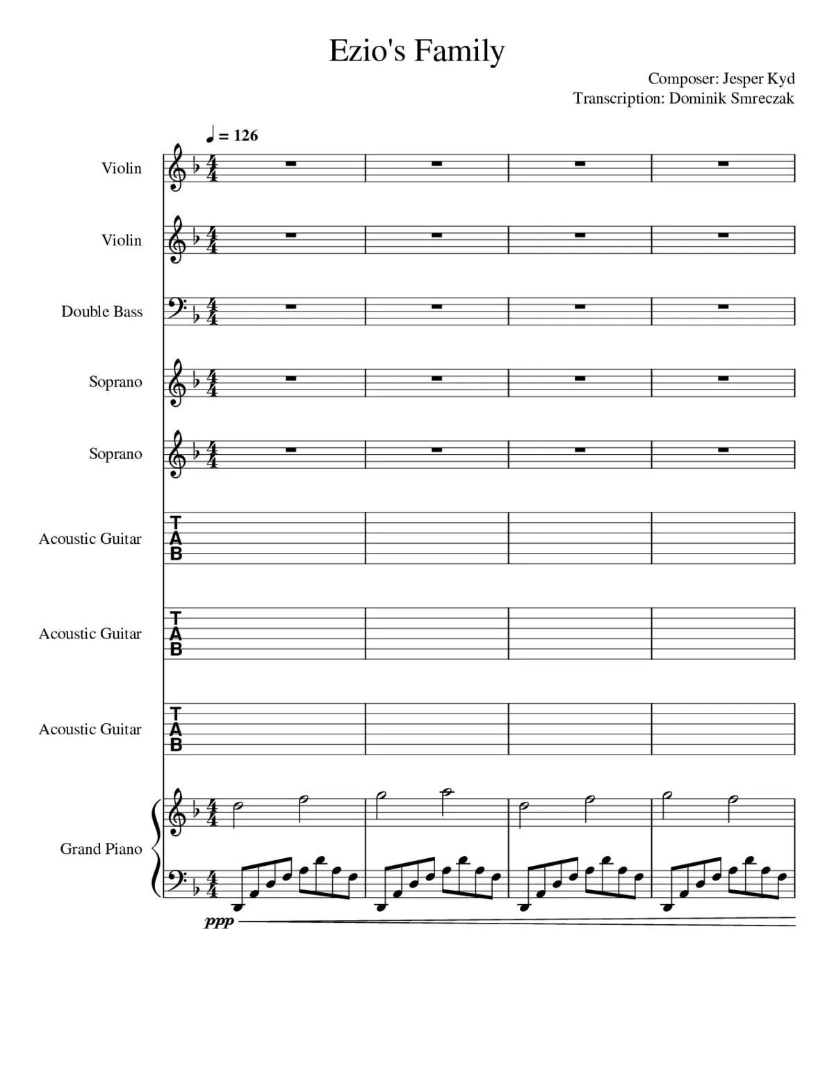 Ezio's Family - Page 1