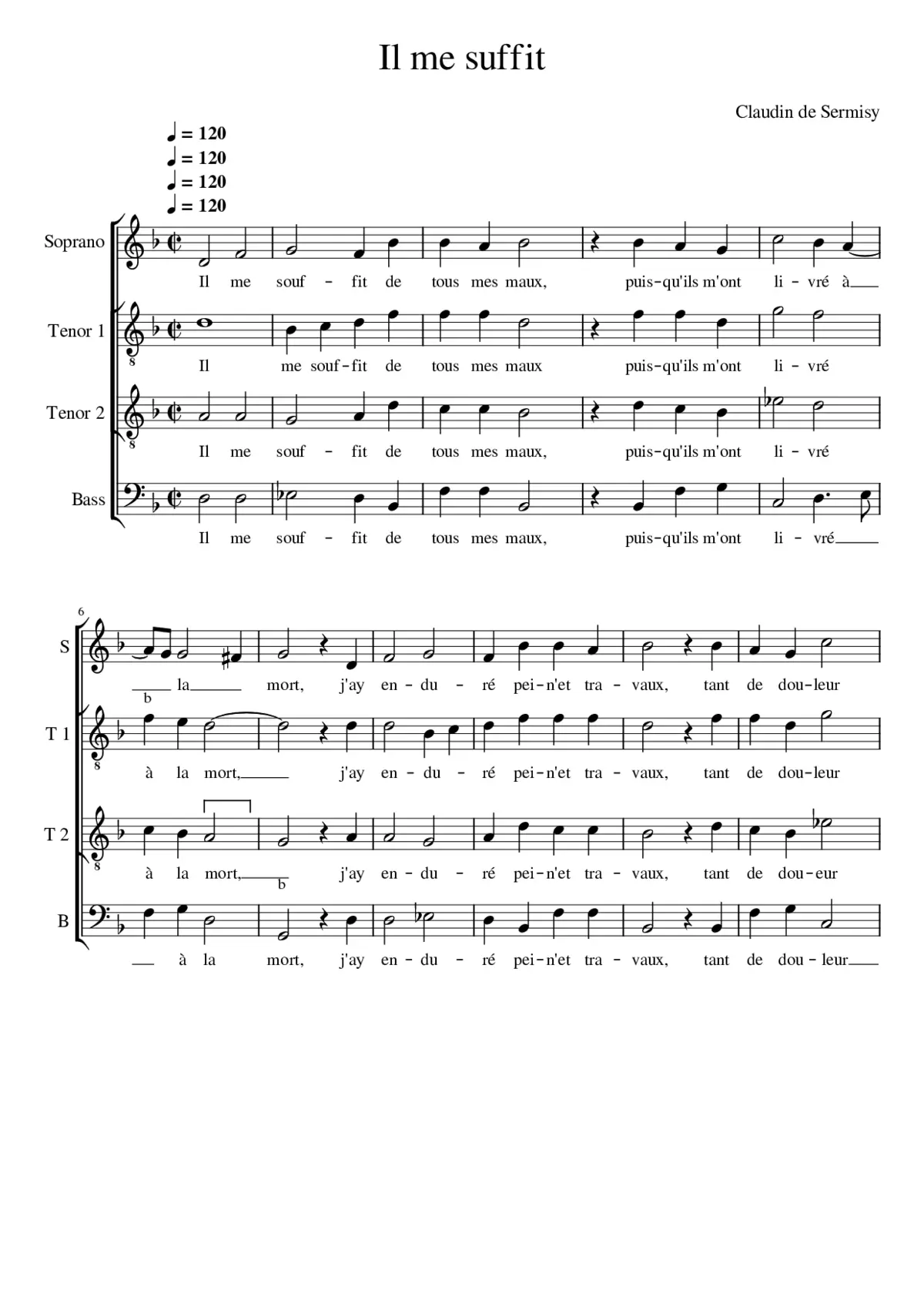 Il me souffit - Page 1