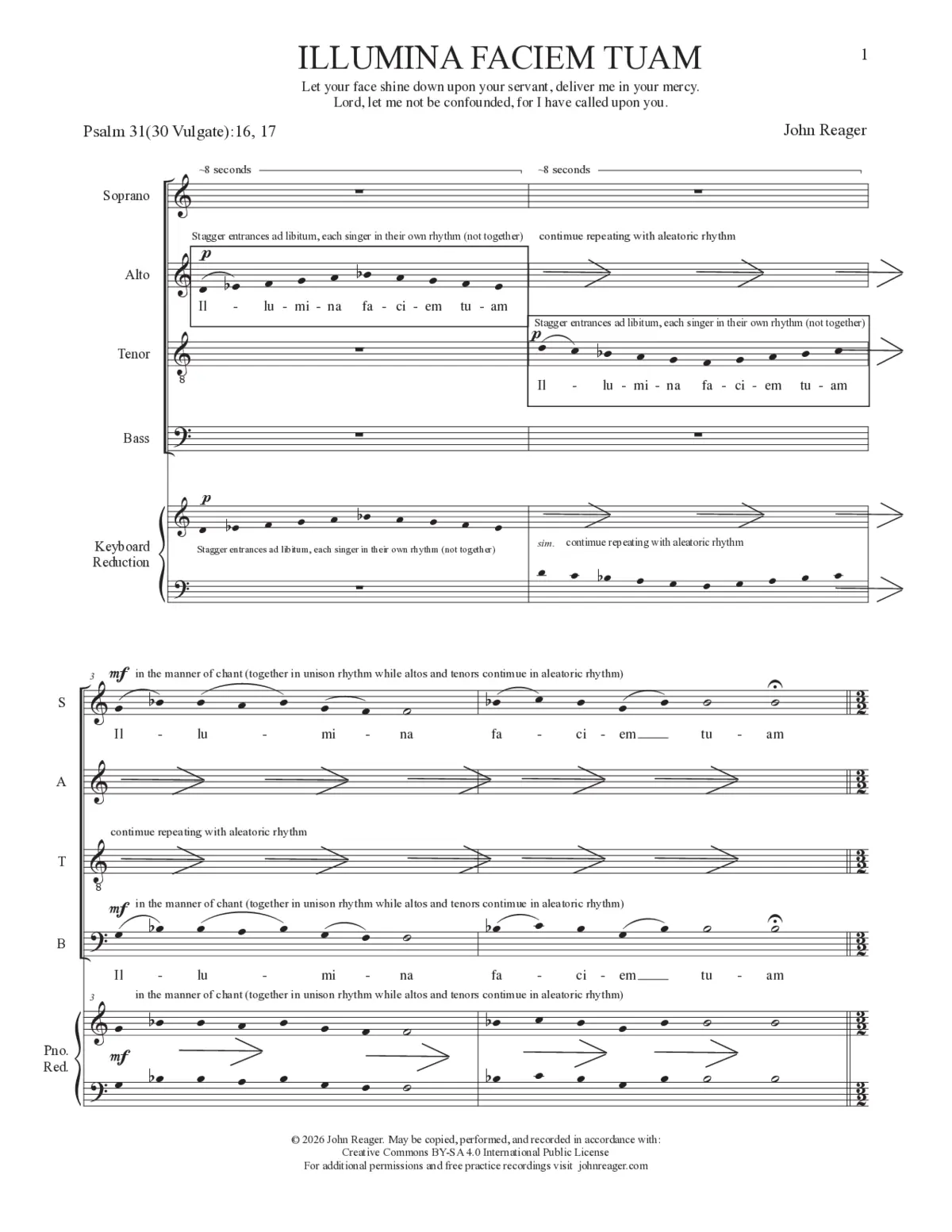 Illumina faciem tuam - Page 1