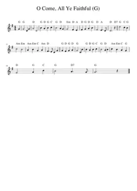 o come all ye faithful