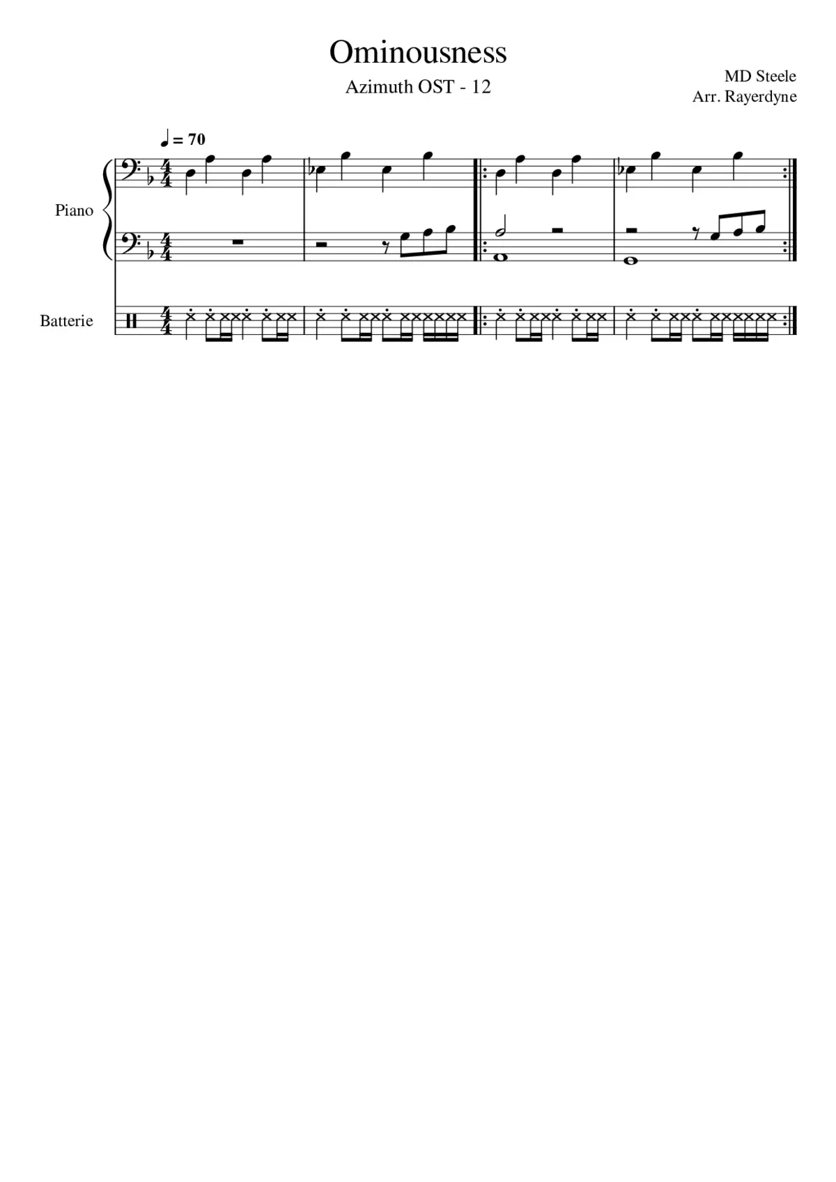 Azimuth Original Soundtrack - Page 1