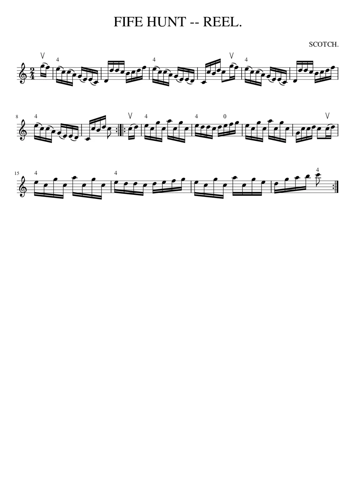 FIFE HUNT -- REEL. - Page 1