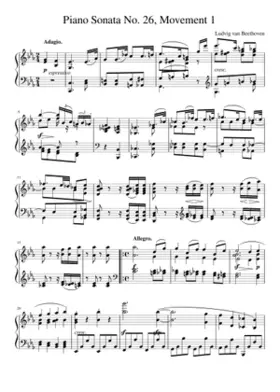 Piano Sonata No.26 Op.81a