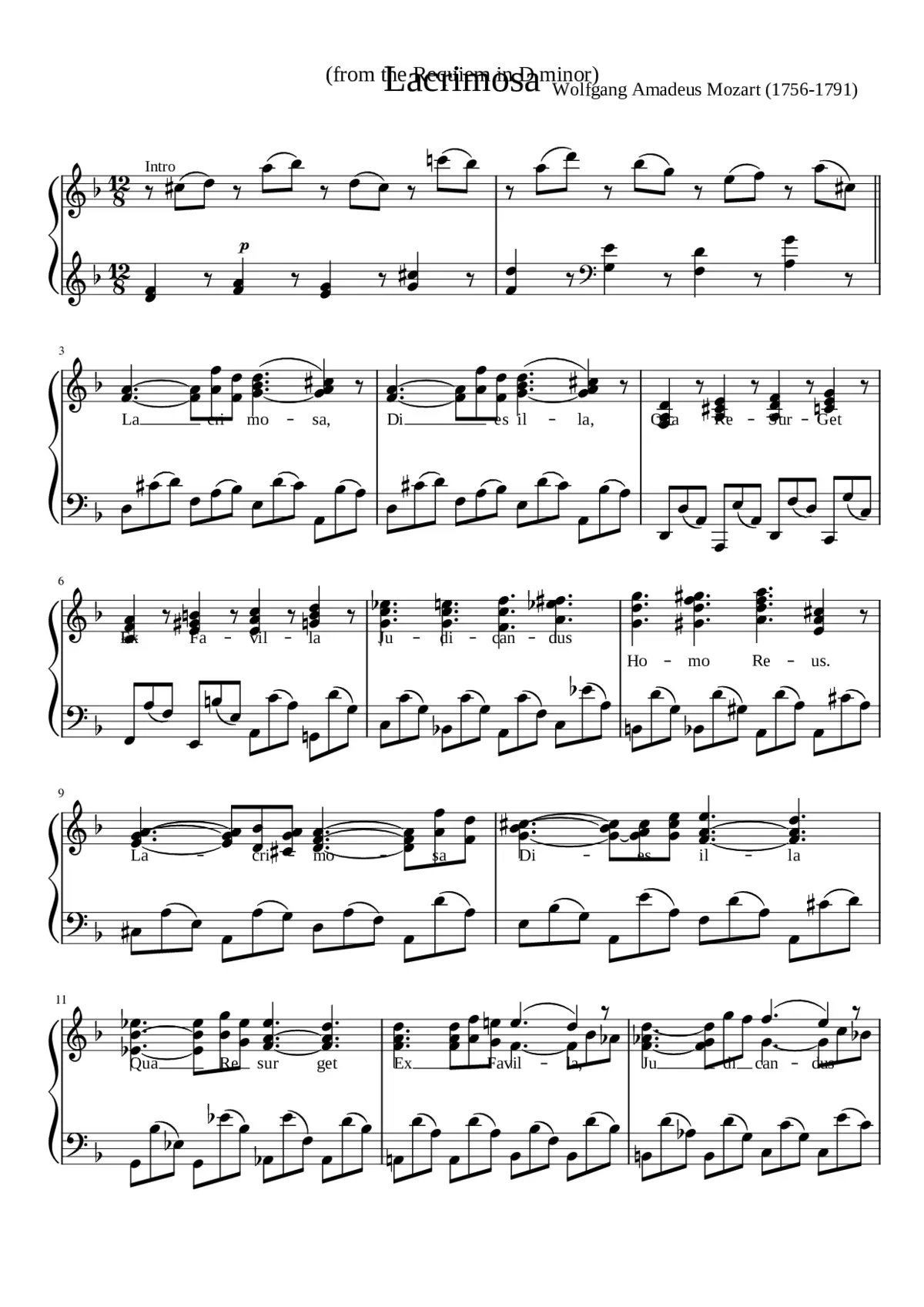 Requiem in D minor K.626 - Page 1