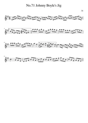 No.71 Johnny Boyle's Jig