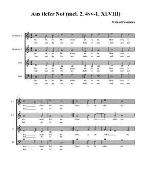 Aus tiefer Not schrei ich zu dir(2) 4vv-1