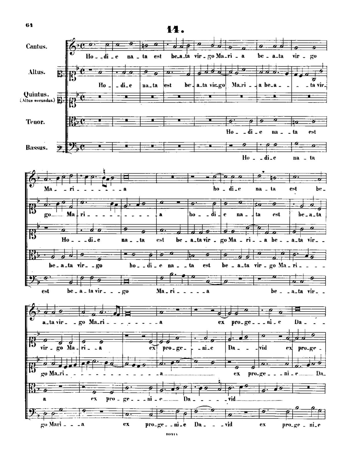 Hodie nata est beata Virgo Maria - Page 1