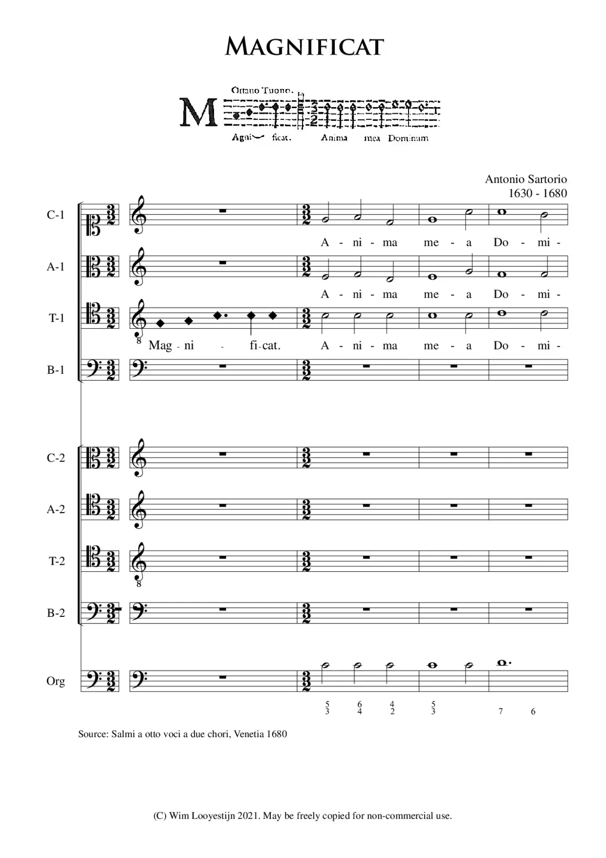 Magnificat - Page 1