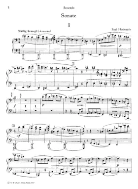 Sonata for Piano, 4 Hands
