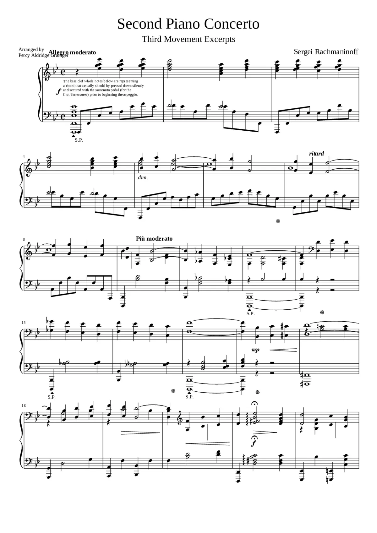 Piano Concerto No.2 Op.18 - Page 1