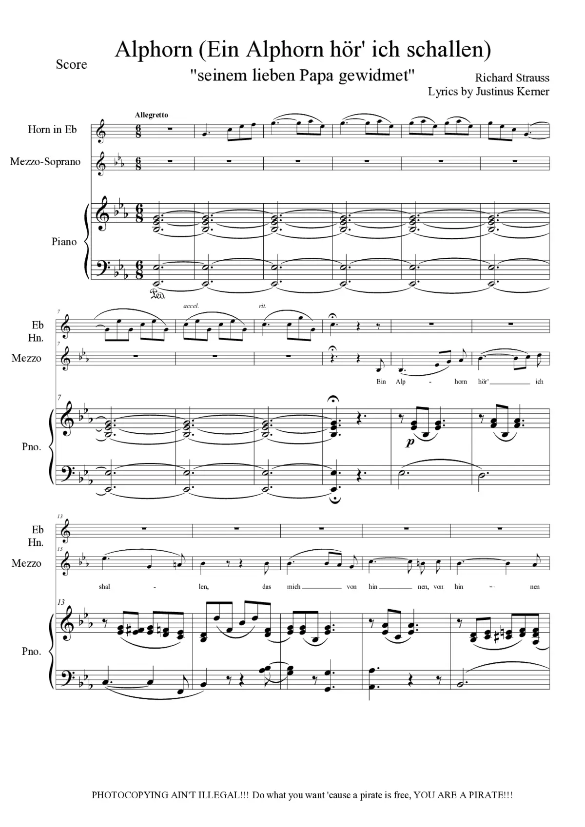 Alphorn - Page 1