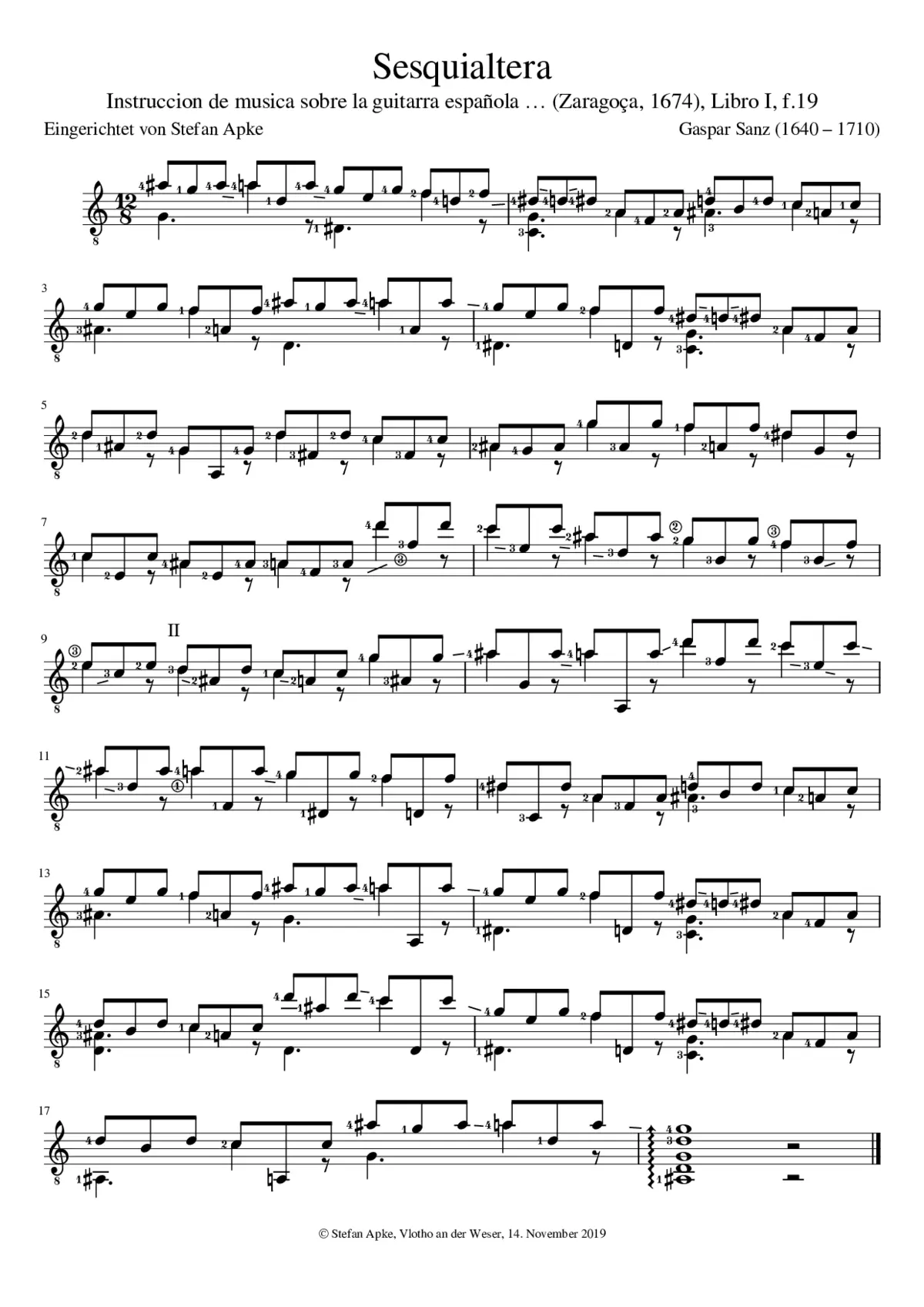 Sesquialtera, Libro I - Page 1