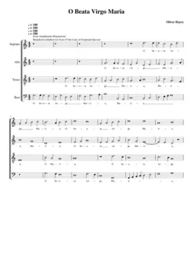O beata Virgo Maria