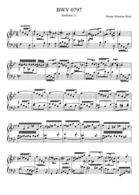 Sinfonia in G minor BWV 797