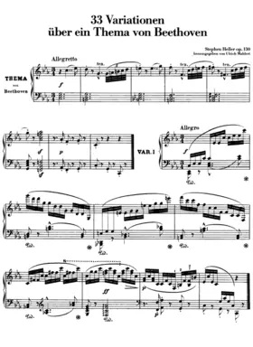 33 Variations on a Theme of Beethoven, Op.130