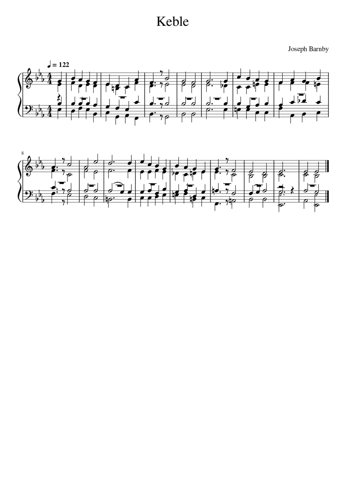 KEBLE (Barnby) - Page 1