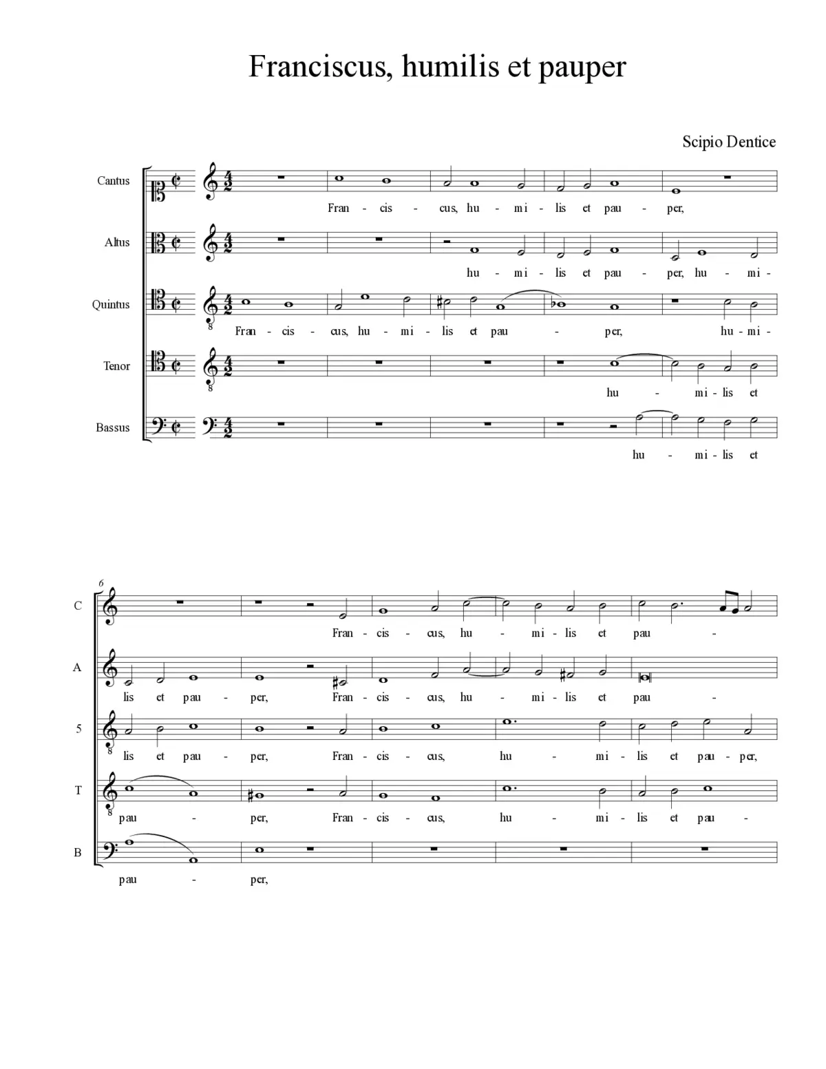 Franciscus, humilis et pauper - Page 1