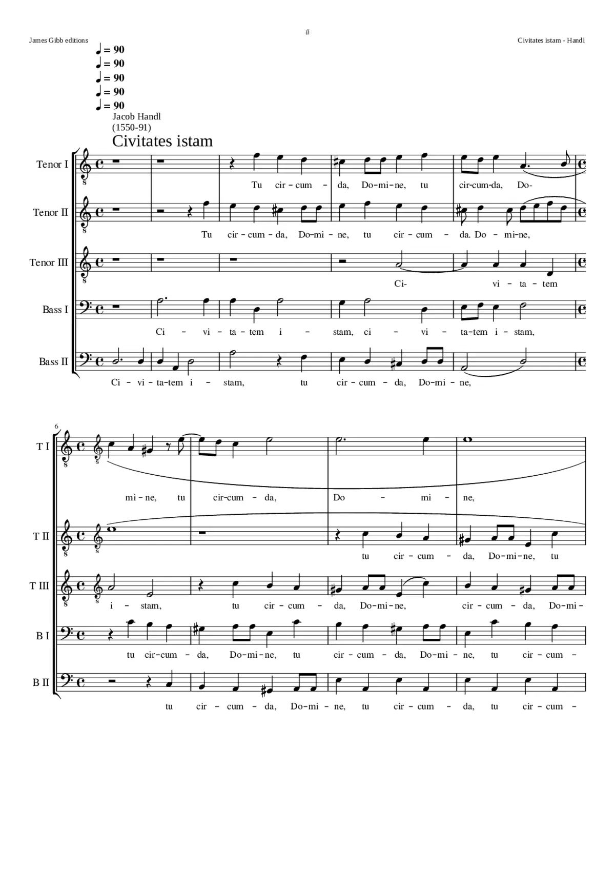 Civitatem istam - Page 1