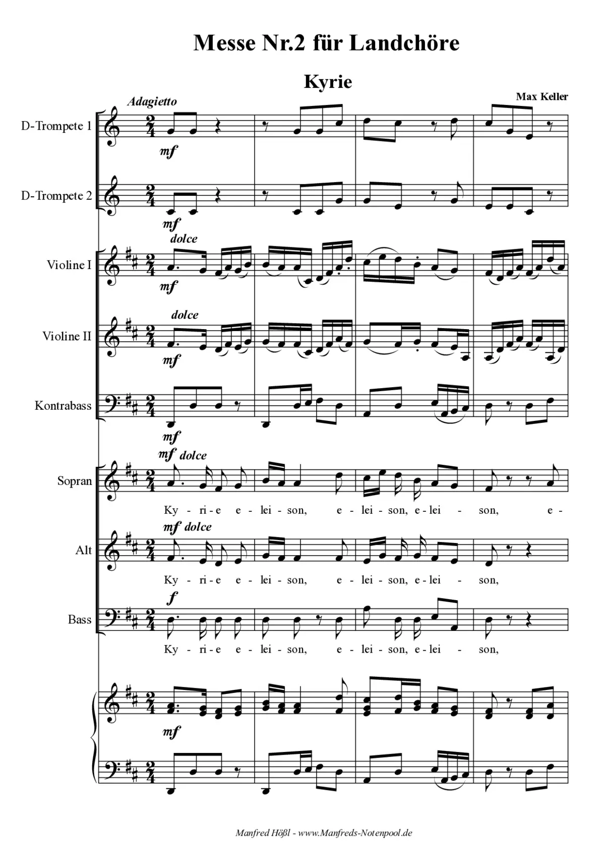 2. Messe für Landchöre - Page 1