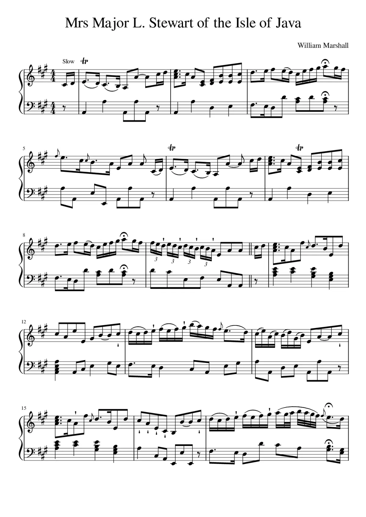 Mrs Major L. Stewart of the Isle of Java - Page 1