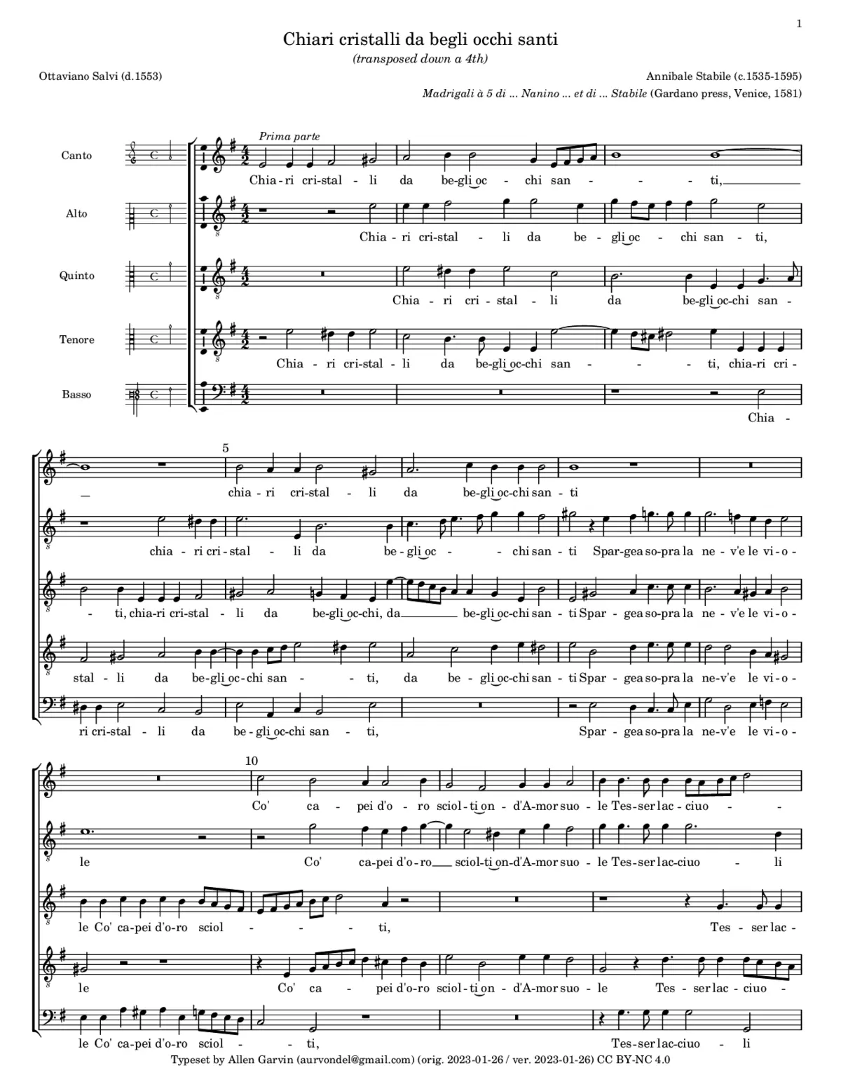 Chiari cristalli da begli occhi santi - Page 1