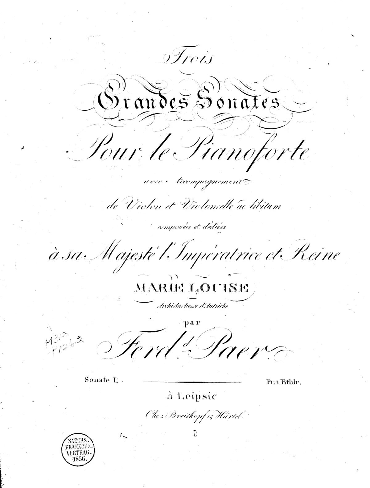3 Grandes sonates - Page 1