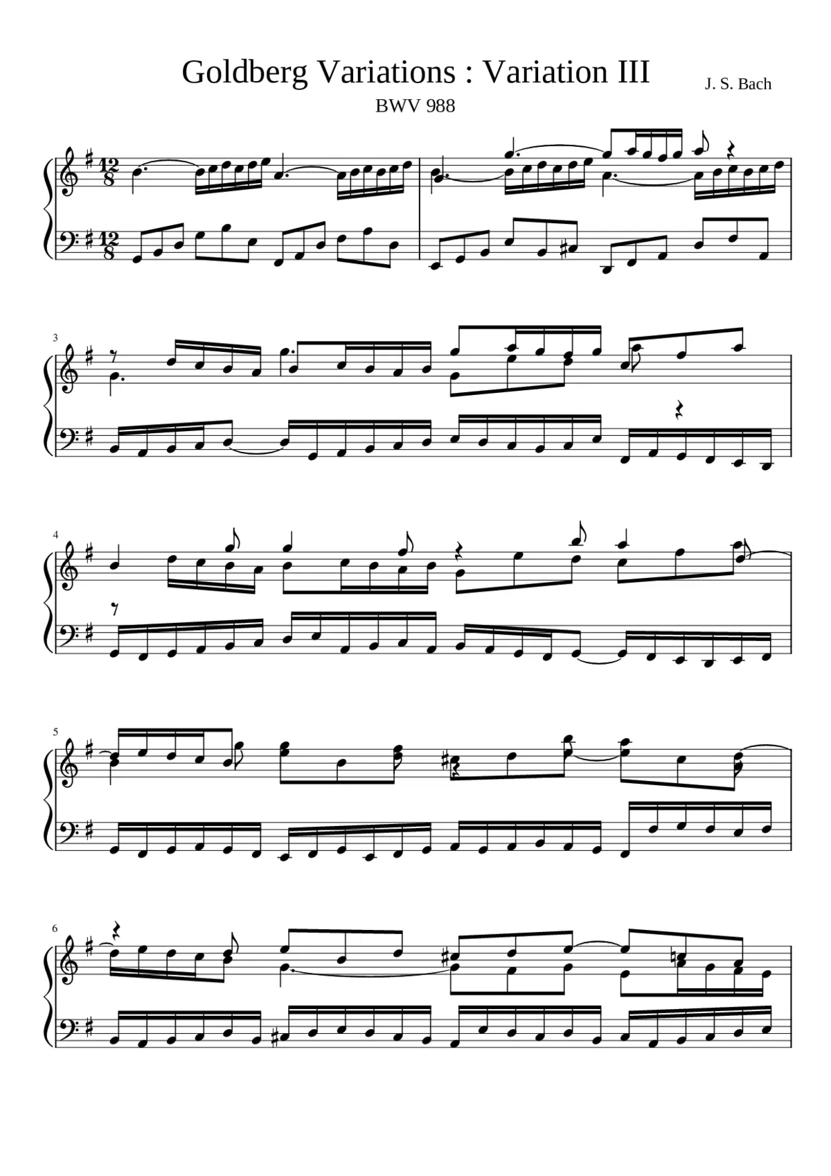 Goldberg-Variationen BWV 988 - Page 1