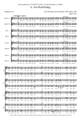 Am Karfreitag, Op. 79, No. 6