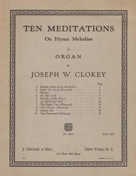 10 Meditations on Hymn Melodies